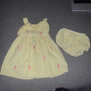 Flamingo dress from dillards